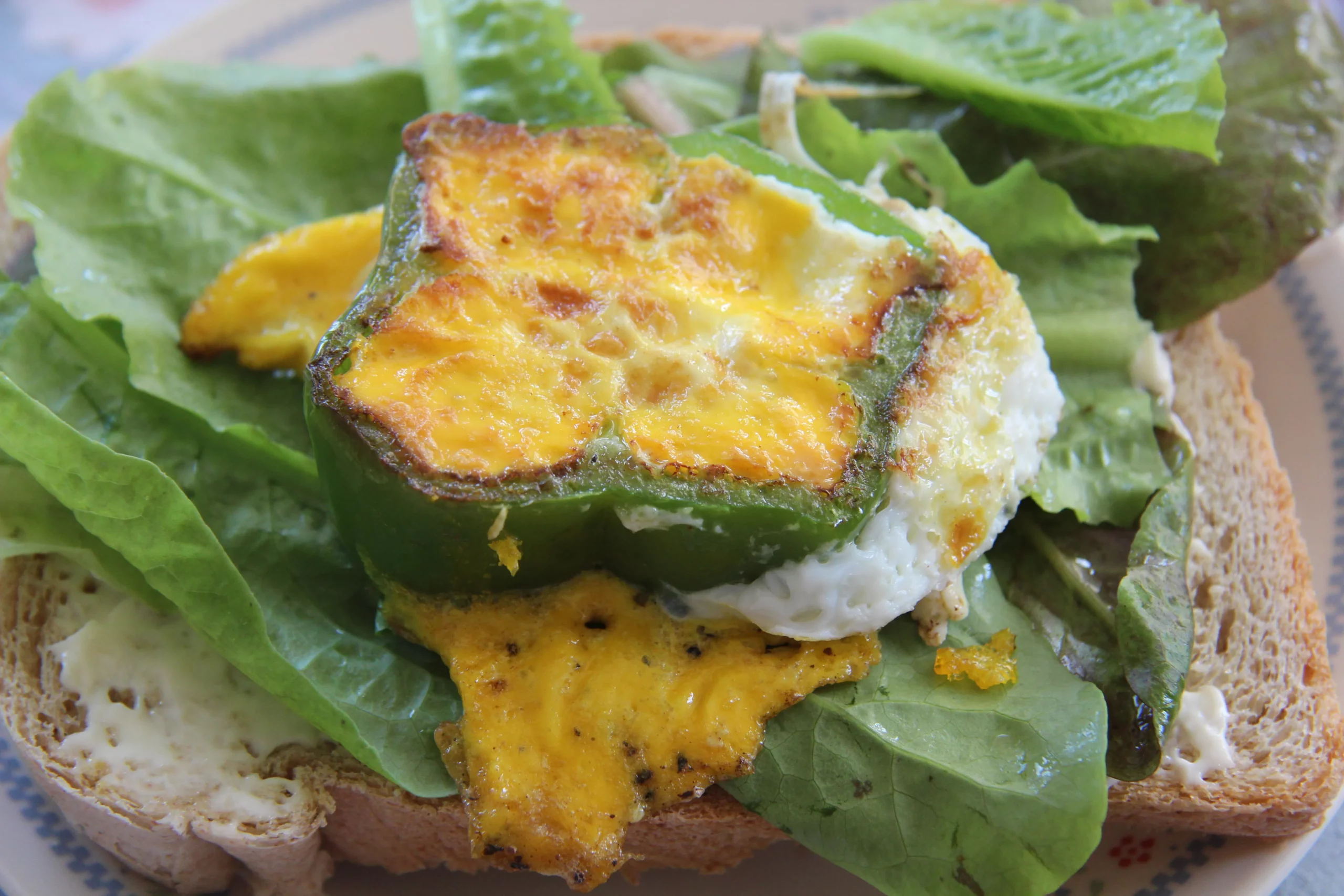 Featured image for “Bell Pepper Egg-in-a-Hole”