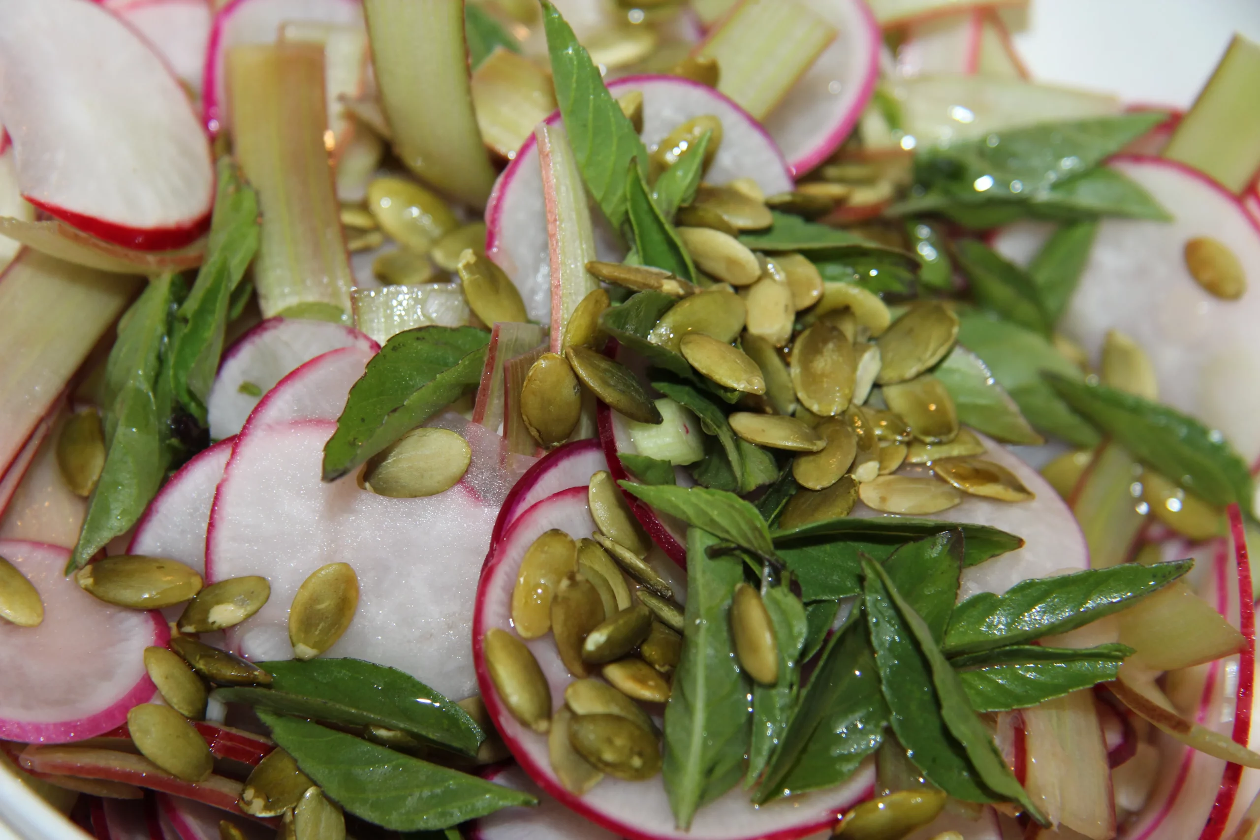 Featured image for “Shaved Rhubarb and Radish Salad”